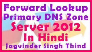 ✅ How to create Forward Lookup Zone in DNS in Windows Server 2012  add host A resource record [upl. by Nirihs]