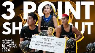 3 Point Shoot Out  Motivated Influencers ALL STAR 2024 [upl. by Lein]