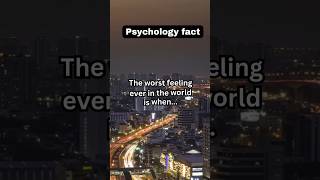 The worst feeling ever in the world is  youtube psychologyfacts shorts love brokenheart [upl. by Enneiluj]