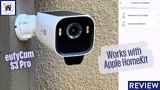 REVIEW eufy Security eufyCam S3 Pro 2Cam Kit MaxColor Night Vision Homebase 3 Works with HomeKit [upl. by Sirc]