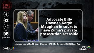 Adv Billy Downer Karyn Maughan court application to have private prosecution matter set aside [upl. by Glyn]