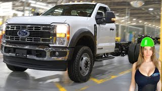 Ford Super Duty US Factory 2024 Manufacturing F250 F350 F450 F550 F600 F150 Assembly line [upl. by Aymer]