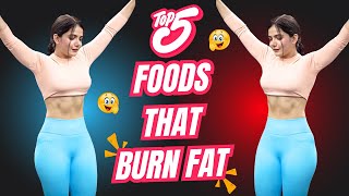 Top 5 Foods That Burn Belly Fat  Fat Loss Foods  M Quad Girl [upl. by Fasta]