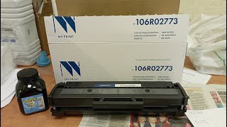 Заметка про картриджи Xerox 106R02773 образца 2023 года для Xerox Phaser 3020 и Work Center 3025 [upl. by Ayerf866]