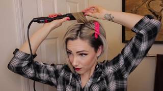 SHORT HAIR TUTORIAL  Wet to Dry Styling [upl. by Irat]