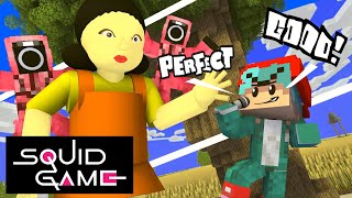 SQUID GAME VS FRIDAY NIGHT FUNKIN CHALLENGE  MINECRAFT ANIMATION [upl. by Gautious968]