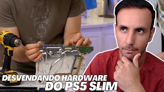 DESMONTANDO O PS5 SLIM  O QUE MUDOU TEARDOWN [upl. by Shara]