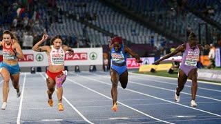 AsherSmith Wins Second European 100M Gold Medal [upl. by Aramanta]