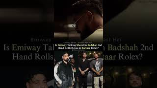 Emiway Talking Shots On Badshah amp Raftaar In Zindagi Mast Hai Song emiwaybantai raftaar badshah [upl. by Lundt]