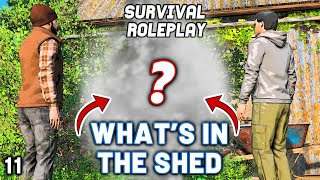 WHATS IN THE MYSTERY SHED  Survival Roleplay  Episode 11 [upl. by Clifford]