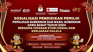 SOSIALISASI DAN PENDIDIKAN PEMILIH PILGUB JABAR 2024 [upl. by Basham]