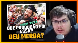 CASIMIRO REAGINDO AO REPÓRTER DOIDÃO ENEM 2024 DEU RUIM [upl. by Sane645]