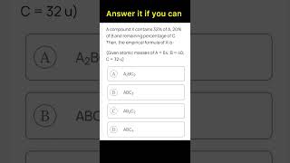 Empirical formula of the compound is [upl. by Engleman]