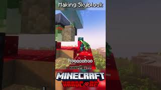 I Made Skyblock in Minecraft Hardcore 7 [upl. by Killarney365]