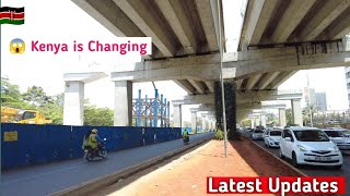 The Construction of Nairobi Expressway Exit At Haile Sellasie Avenue Joining Nairobi Viaduct [upl. by Parnell]