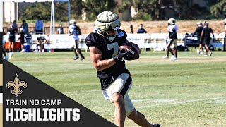 Saints Training Camp Highlights Day 11  New Orleans Saints [upl. by Chemash]