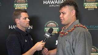 Polynesian Bowl Faatui Tuitele interview [upl. by Kikelia]