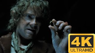 Bilbo Finds the ring  The Hobbit  An Unexpected Journey 4K HDR [upl. by Brittan]