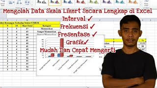 Cara Mengolah Data Skala Likter Dengan Excel  Mudah dan Lengkap [upl. by Verras]