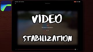 STABILIZE SHAKY FOOTAGE for Lumafusion [upl. by Scharaga]