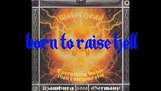 Motörhead  Born To Raise Hell Live in Hamburg 1998 [upl. by Ahsinrat557]