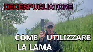 DECESPUGLIATORE COME USARE LA LAMA a due Coltelli [upl. by Adnyc564]