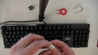 Redragon K556 Devarajas Unboxing  Review  Typing Test [upl. by Nylssej813]