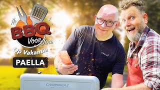 PAELLA MAKEN op je Campingaz BARBECUE  Ik BBQ voor jou op vakantie [upl. by Kenney756]