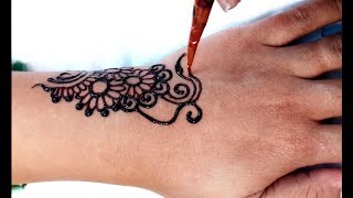 ᴴᴰ Henna Mehndi Art Simple [upl. by Boleslaw]