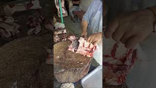 Bones of Cow Cutting skills beef shortsfeed butcher meat shorts [upl. by Maribelle]