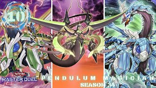 Yu Gi Oh Master Duel  Season 34  10  Pendulum Magician  Supreme King ZARC [upl. by Carmencita150]