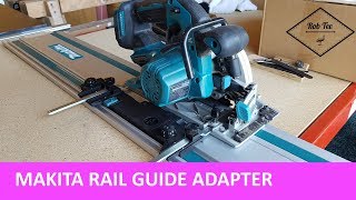 Makita circular saw adapter for rail guides  circ saw becomes track saw [upl. by Danzig617]