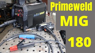 Prime Weld Mig 180 Review Under 600 [upl. by Retsof]