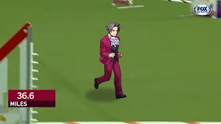 Edgeworth Runs A Dog Race but its in HD [upl. by Maxey]