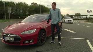 Tesla Model S Test Roadtrip from Copenhagen to Skagen [upl. by Haidebej]