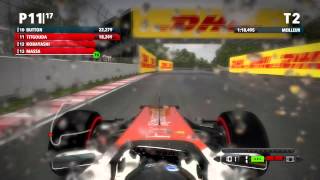 F1 2012  Grand Prix du Canada  Qualifications  Mode carrière  Titgouda France  GamePlay [upl. by Waltner]