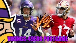 VIKINGS49ERS POSTGAME SHOW 10 TAKEAWAYS [upl. by Friedly]