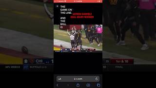 JAYDEN DANIELS HAIL MARY TO BEAT THE BEARS nfl nationalfootballleague commanders bears hailmary [upl. by Avron]