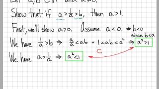 Proof and Problem Solving  Contradiction Proof Example 02 [upl. by Anayra283]