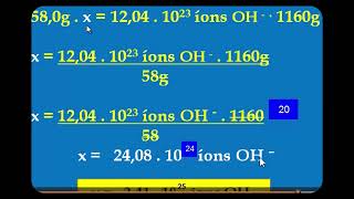 CÁLCULO DO NÚMERO DE ÍONS NUMA AMOSTRA DE SUBSTÂNCIA IÔNICA  Professor Vinícius  QUÍMICA [upl. by Ellemac]
