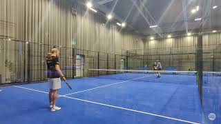 Padel Div 1 LPL LKPG  Harring Fogel vs Villius Bergström  Set 3 46  241014 [upl. by Saks]