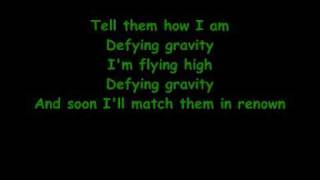 Defying Gravity Lyrics [upl. by Baudoin]