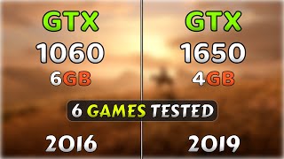 GTX 1650 vs GTX 1060 6GB  Which One Is Better [upl. by Caines254]