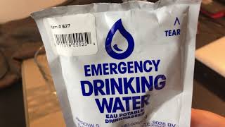 Datrex Emergency Drinking Water Review [upl. by Eenolem]