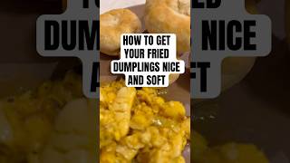 How To Get Your Fried Dumplings Nice and Soft 🇯🇲 jamaicanmeals jamaicancooking [upl. by Herminia]