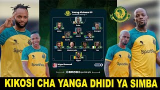 🔴Live HIKI HAPA KIKOSI CHA YANGA KINACHOANZA LEO DHIDI YA SIMBA FULL MZIKI YANGA WANASHINDA NYINGI [upl. by Dal]