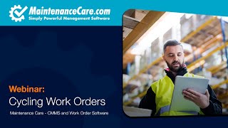 Cycling Work Orders  Maintenance Care  CMMS and Work Order Software [upl. by Bess]