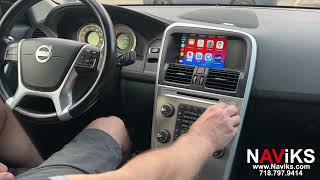 2011  2014 Volvo XC60 Apple Carplay  Android Auto Wired amp Wireless OEM Touch Screen Control [upl. by Saire162]