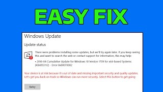 How To Fix Windows Update 0x80070002 Error Code The System Cannot Find The File Specified [upl. by Winifield]