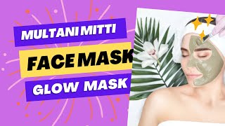 Multani Mitti Face Mask For glowing And clear SkinBest Multani Mitti Mask For Face ❤️ [upl. by Ania]